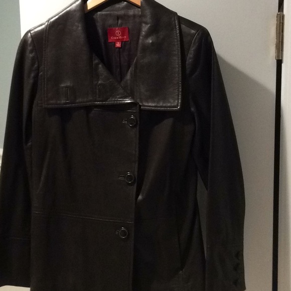 Cole Haan Jackets & Blazers - Brown lamb skin jacket